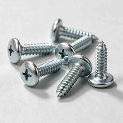 Linsenkopfschrauben für Metallbolzen